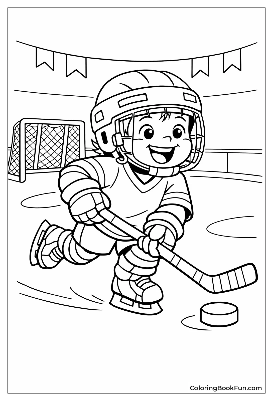 Kid Skates in Big Gear