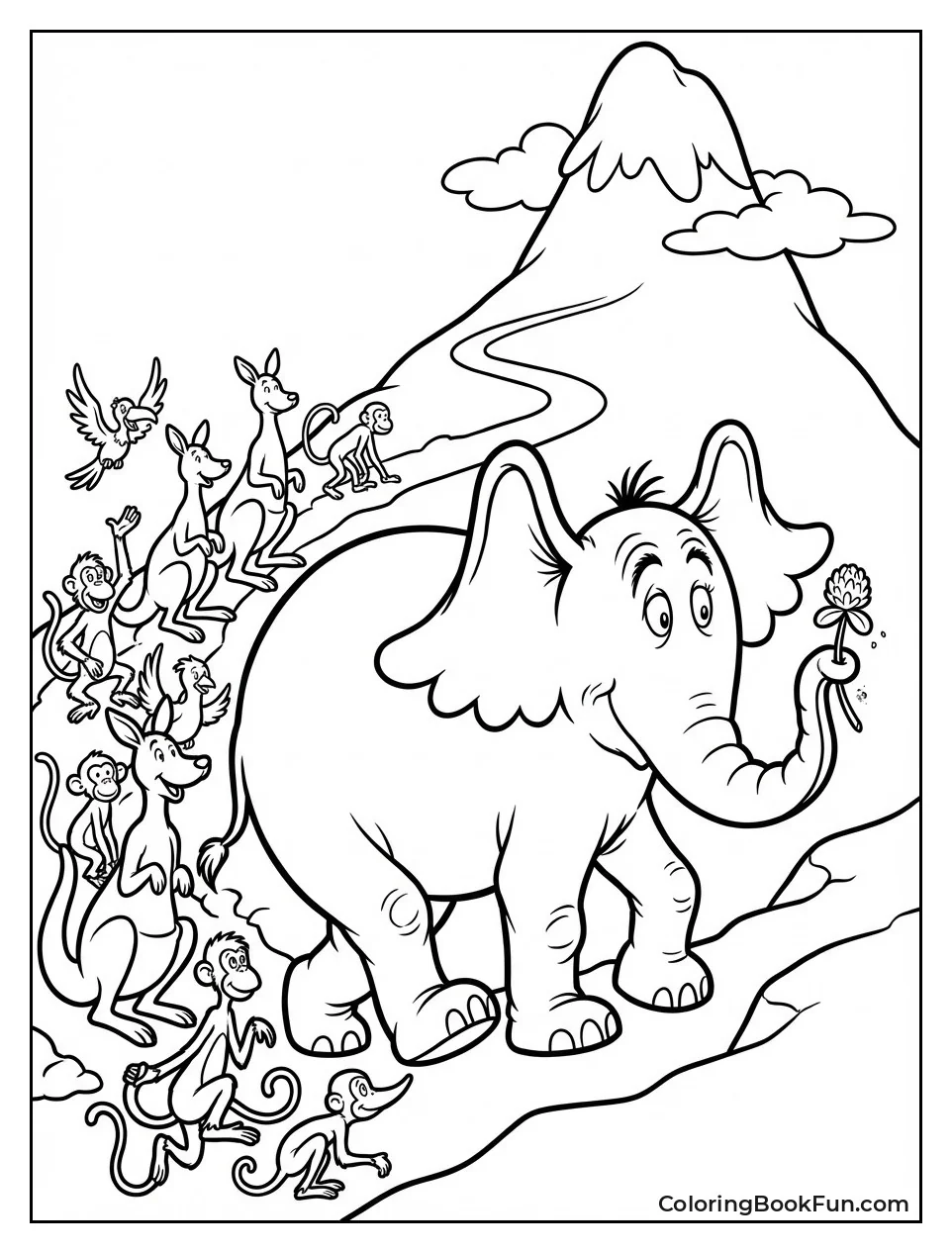 Animals March to Mt Nool