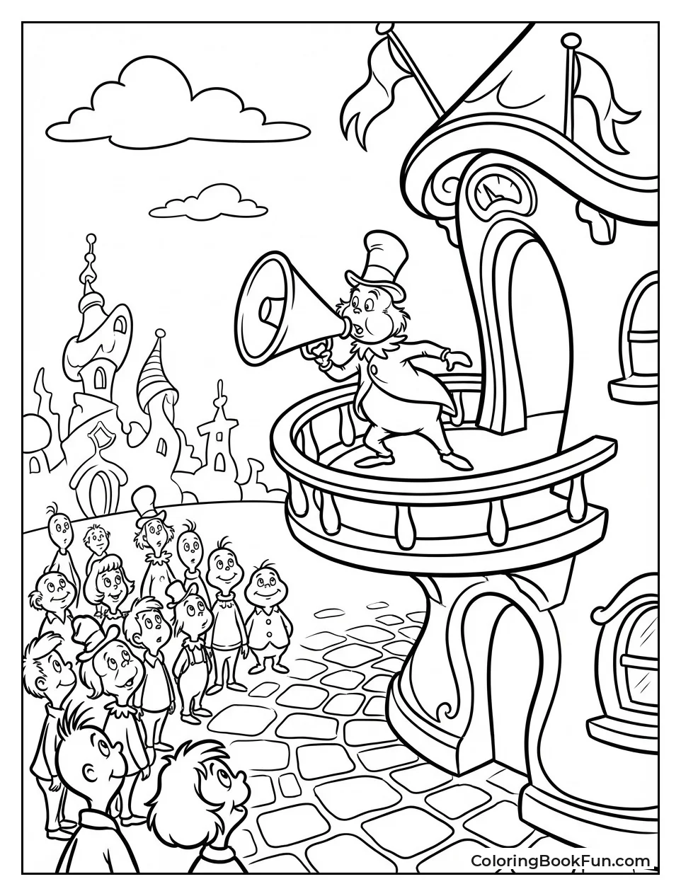 Mayor Speaks from Balcony