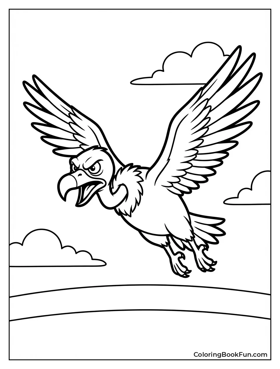 Vlad Vulture Flies Menacingly