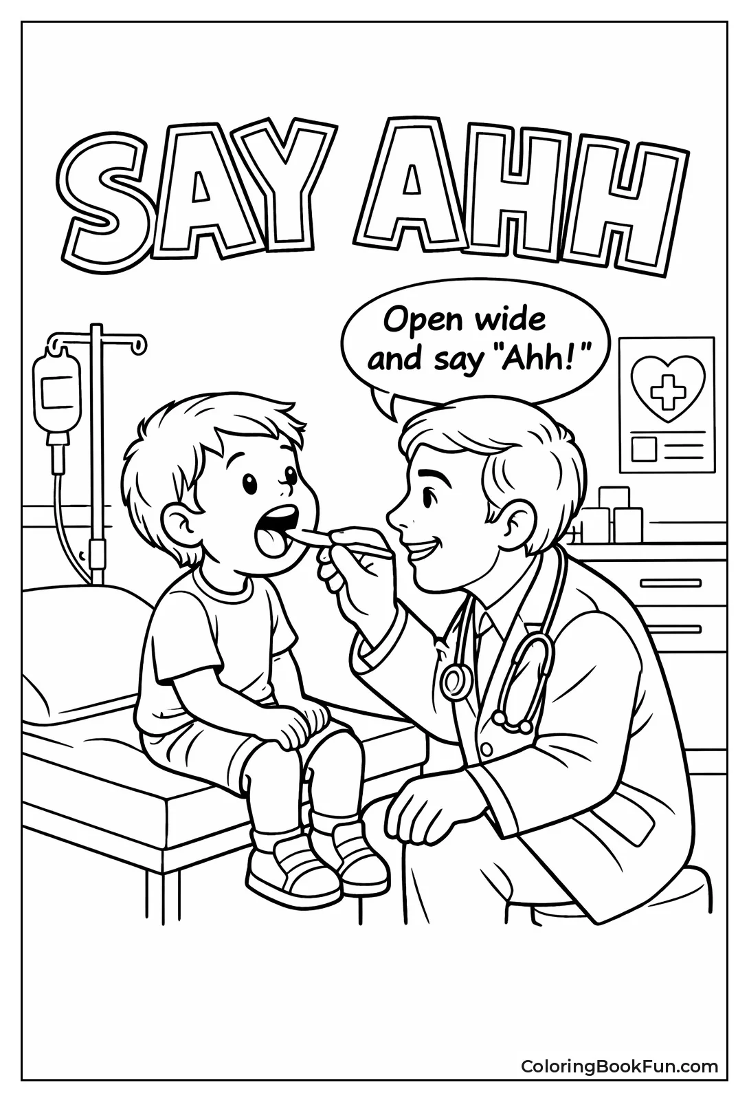 Doctor Checking Open Mouth