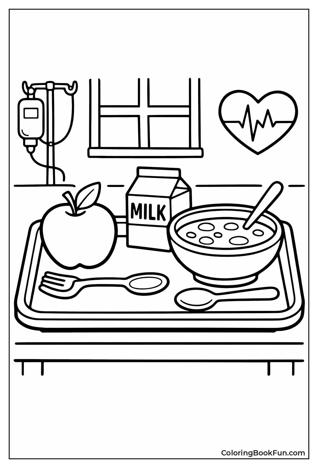 Healthy Tray with Apple