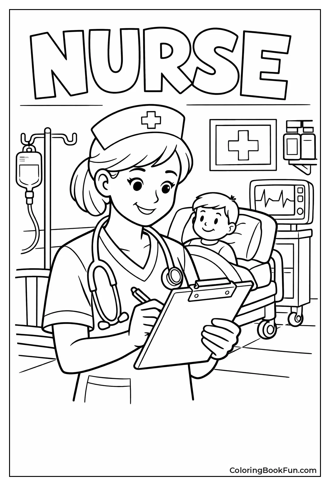 Nurse Reading Patient Chart