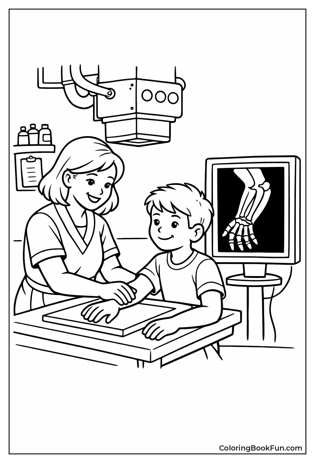 Technician Taking X Ray