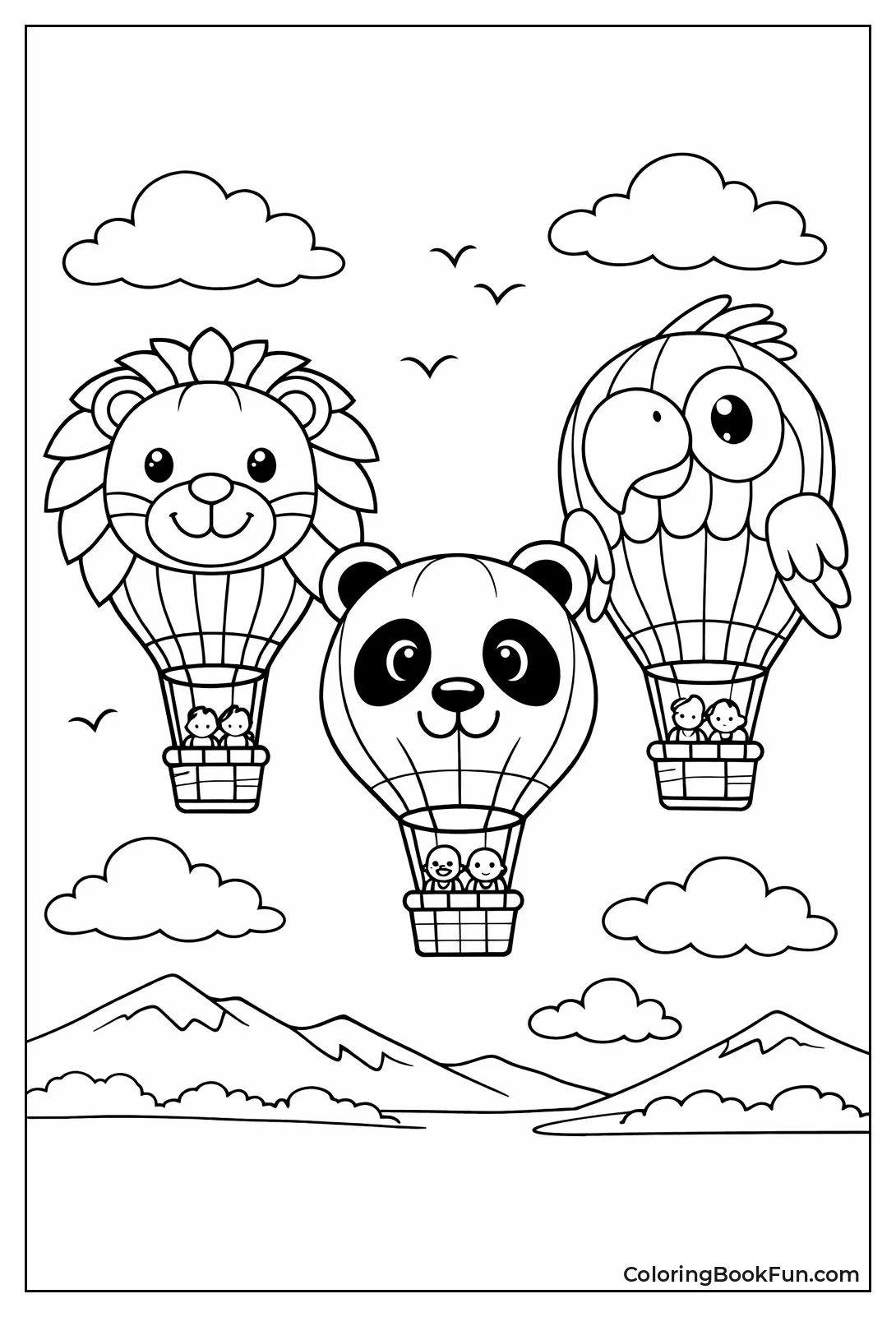 Animal Balloons in Parade