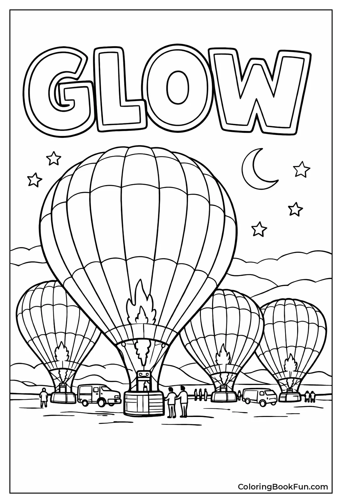 Glowing Balloons Night Glow