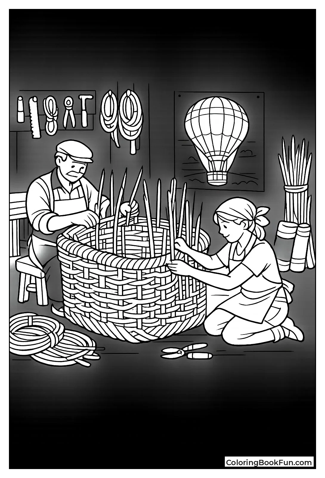 Weaving Willow Basket