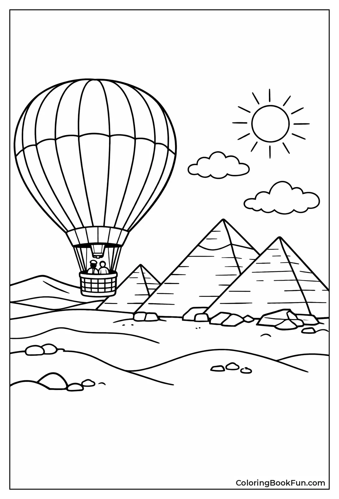 Pyramids from Balloon View