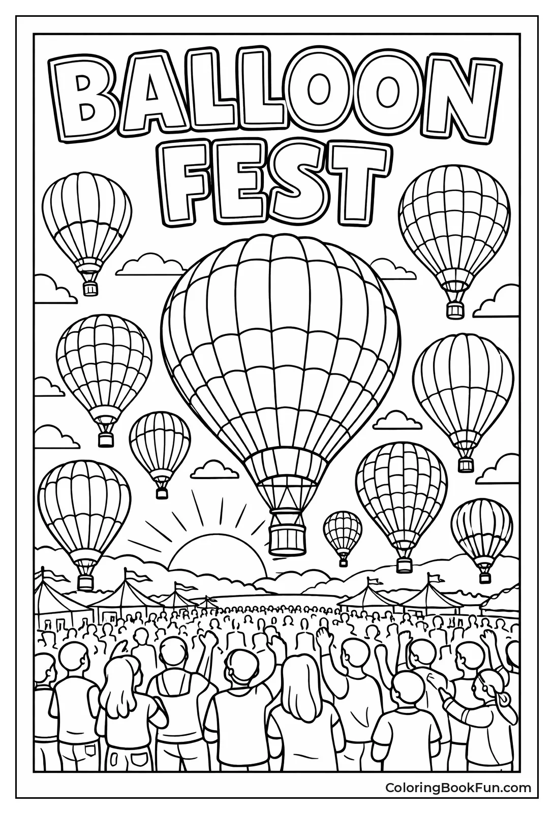 Festival Balloons Mass Ascension