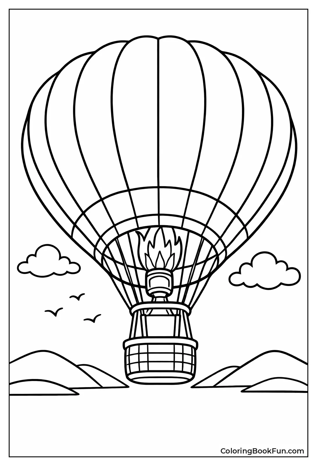 Front View Balloon Basket