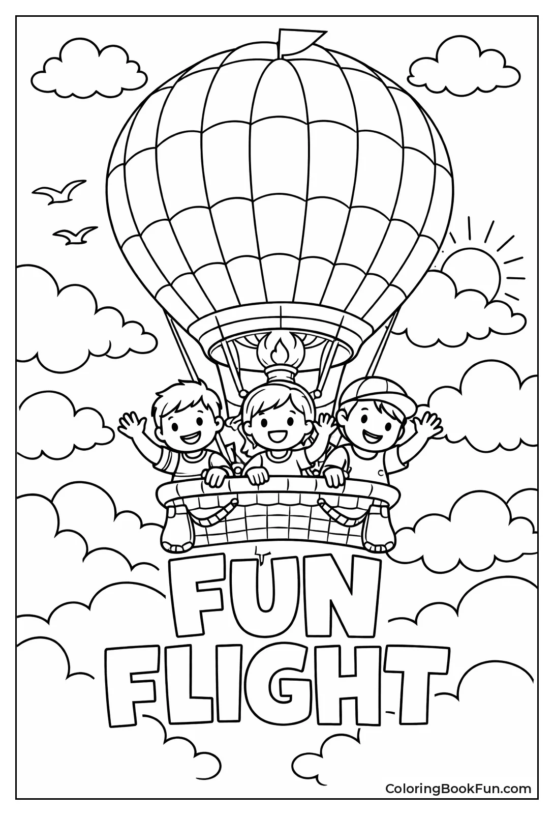 Kids Wave from Basket