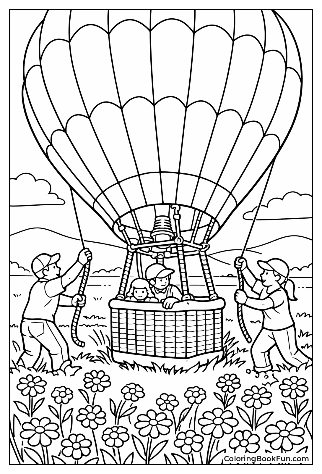 Landing in Wildflower Meadow