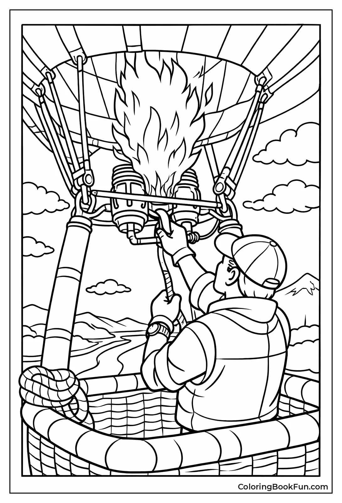 Pilot Burns Bright Flame