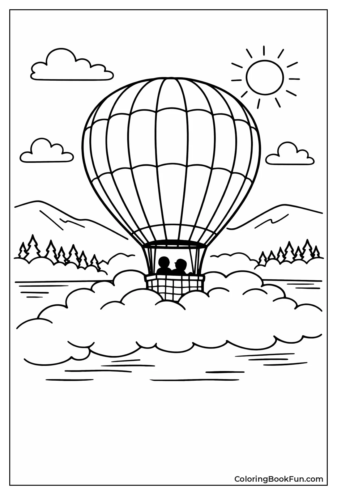 Misty Morning Lake Balloon