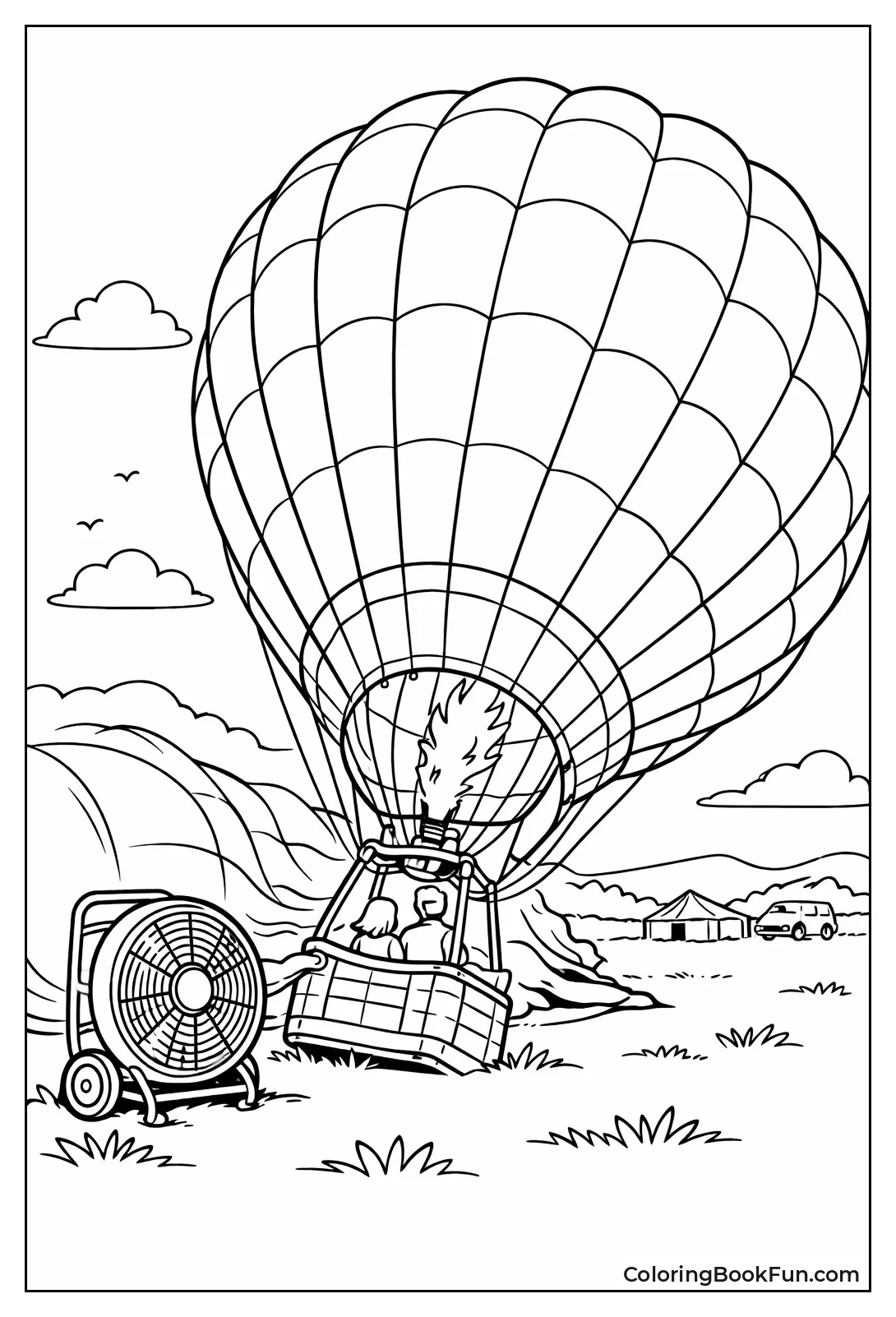 Launching Balloon from Field