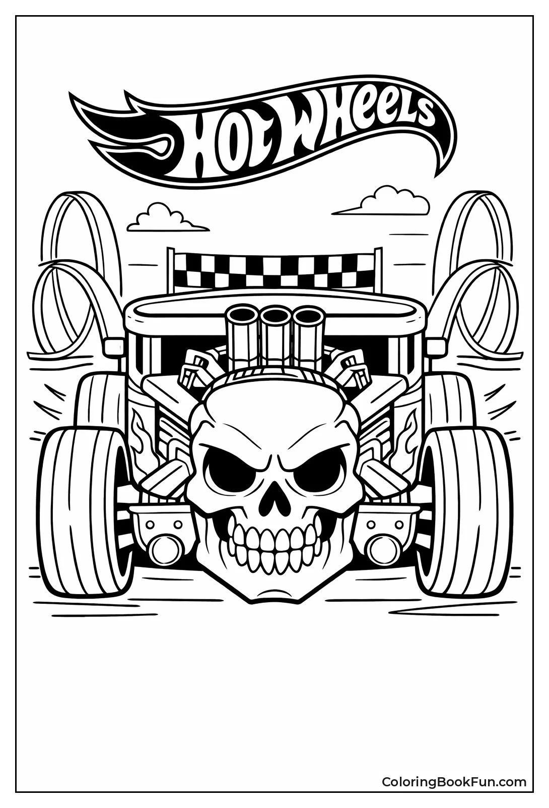 Bone Shaker Front Skull Grin