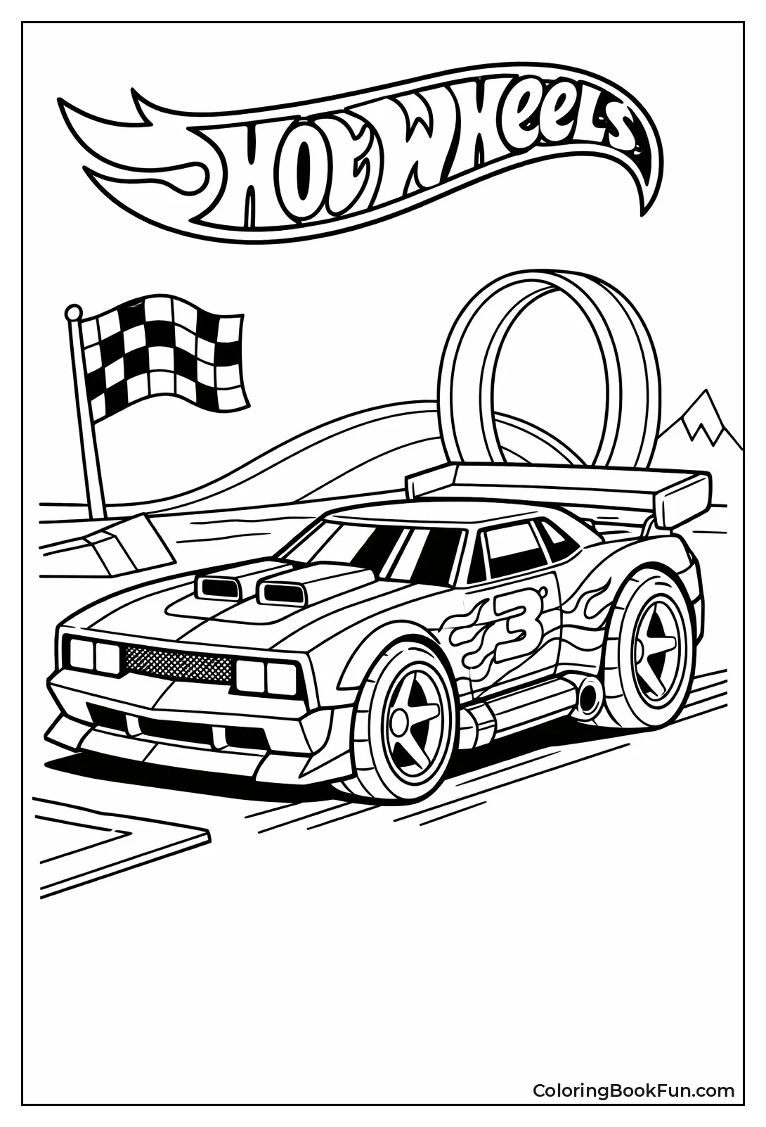 GT Scorcher Roars with Flames