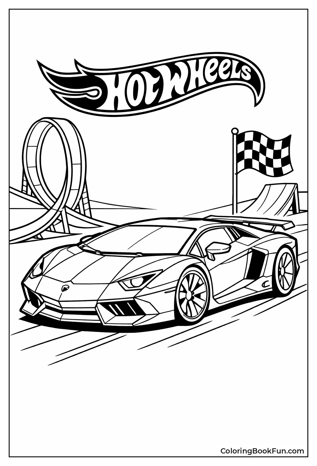 Sleek Lamborghini Hot Wheels Speeds