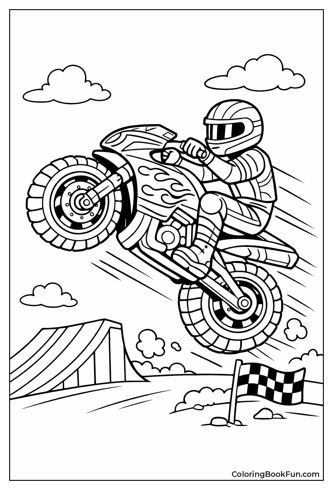 Hot Wheels Flame Stunt