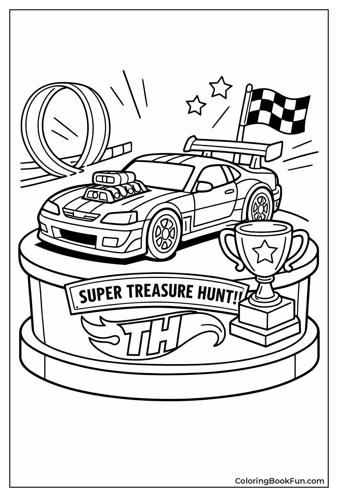 Treasure Hunt Car Wins Trophy
