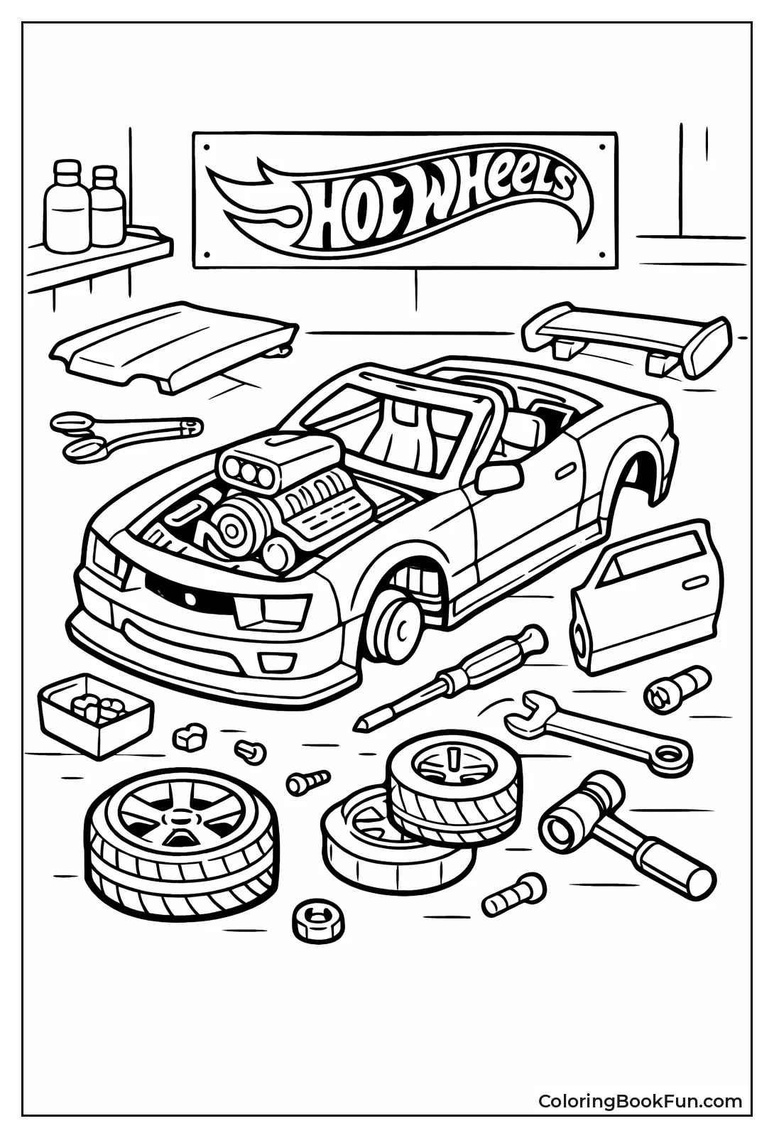 Half-Built Car Needs Wheels