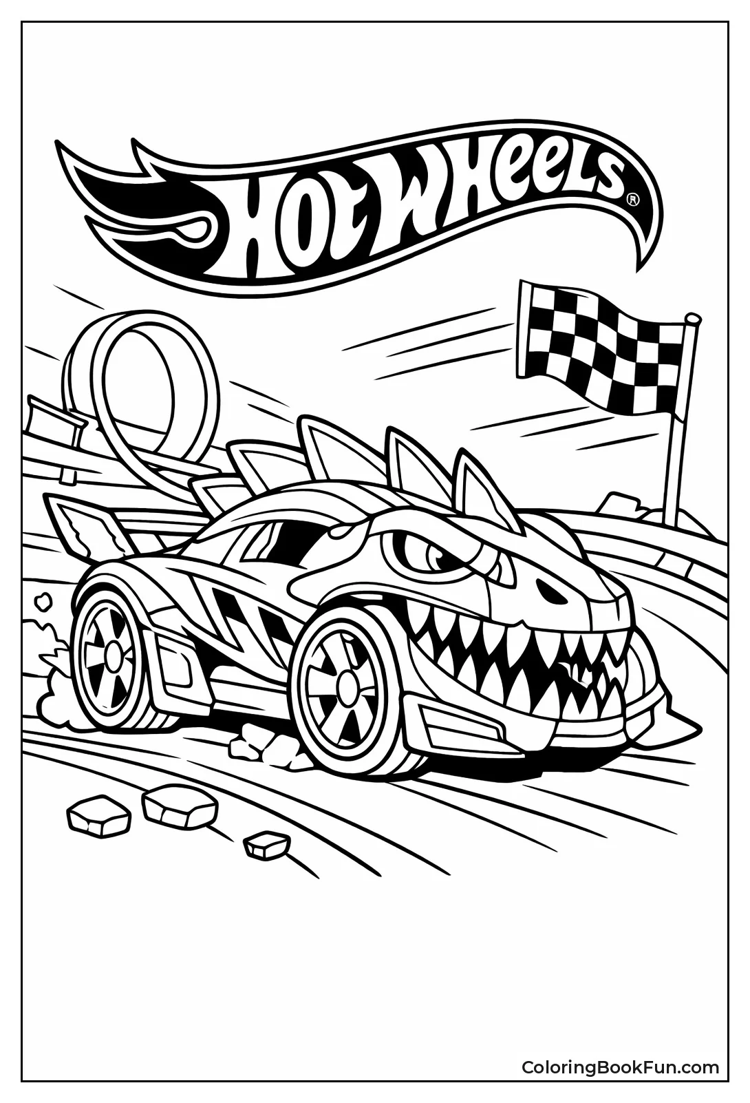 Veloci-Racer Chases with Teeth