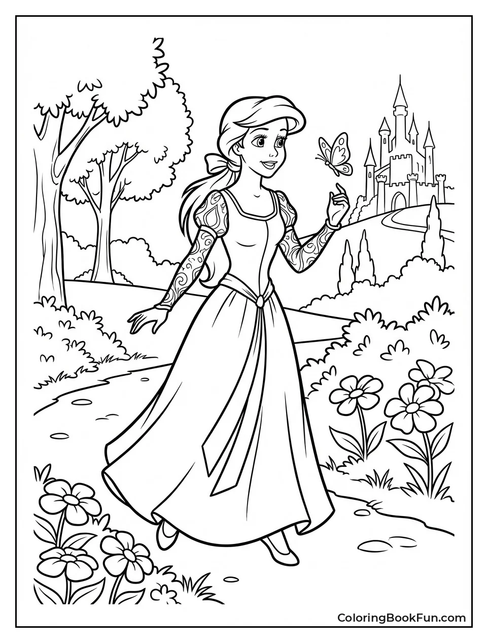 Human Ariel Explores Land Above