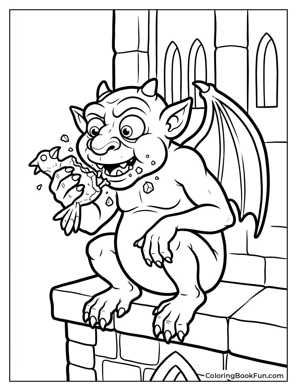 Hugo Munches Food Comically