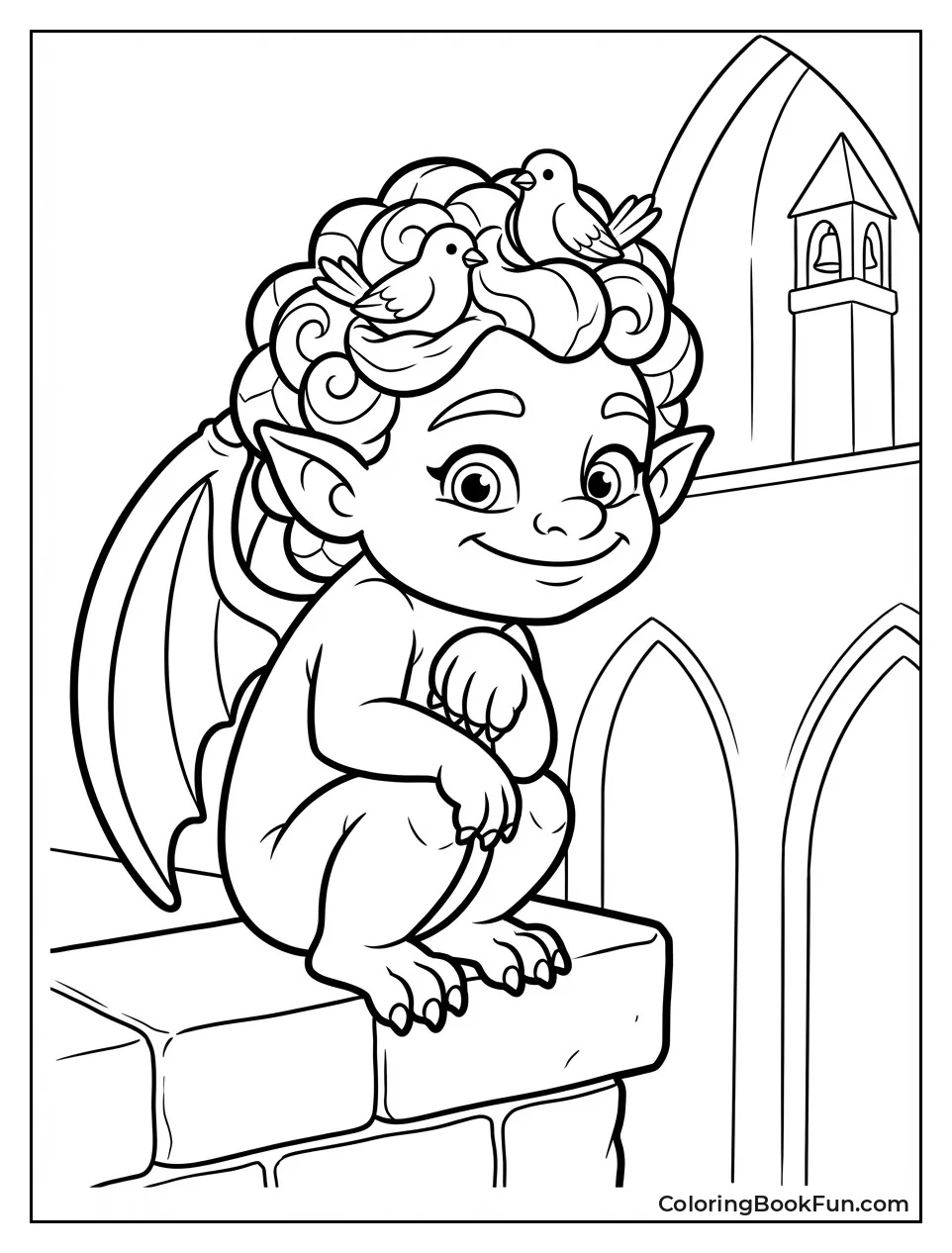 Laverne Smiles with Birds Nesting