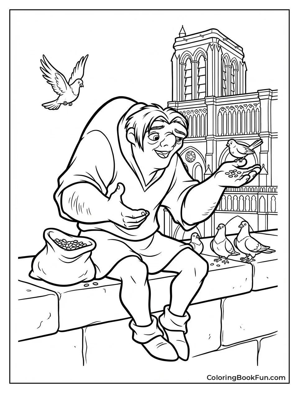 Quasimodo Feeding Birds