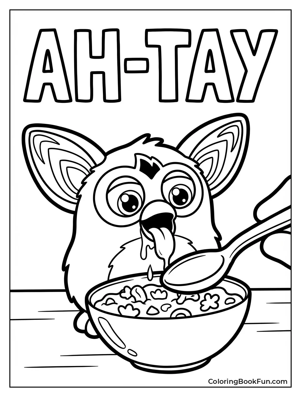 Hungry Furby Feeding Bowl