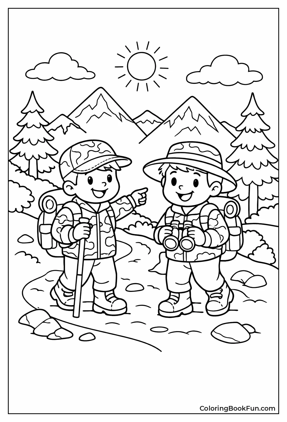 Hunters Hike Mountains