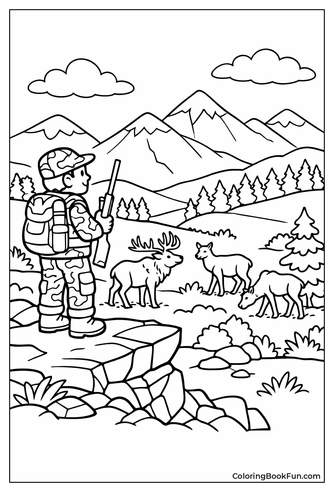 Hunter Views Elk Mountains