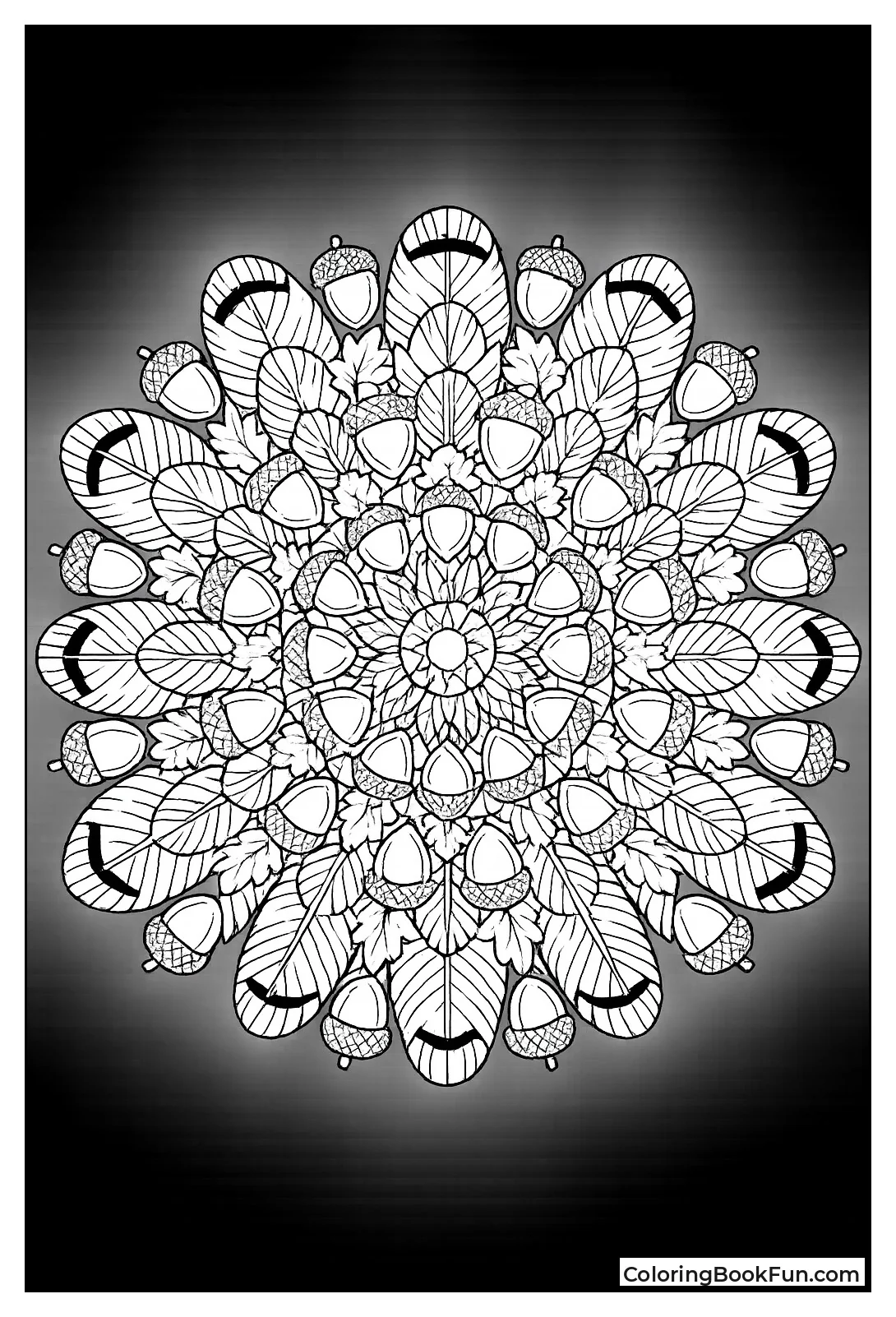 Turkey Feather Mandala