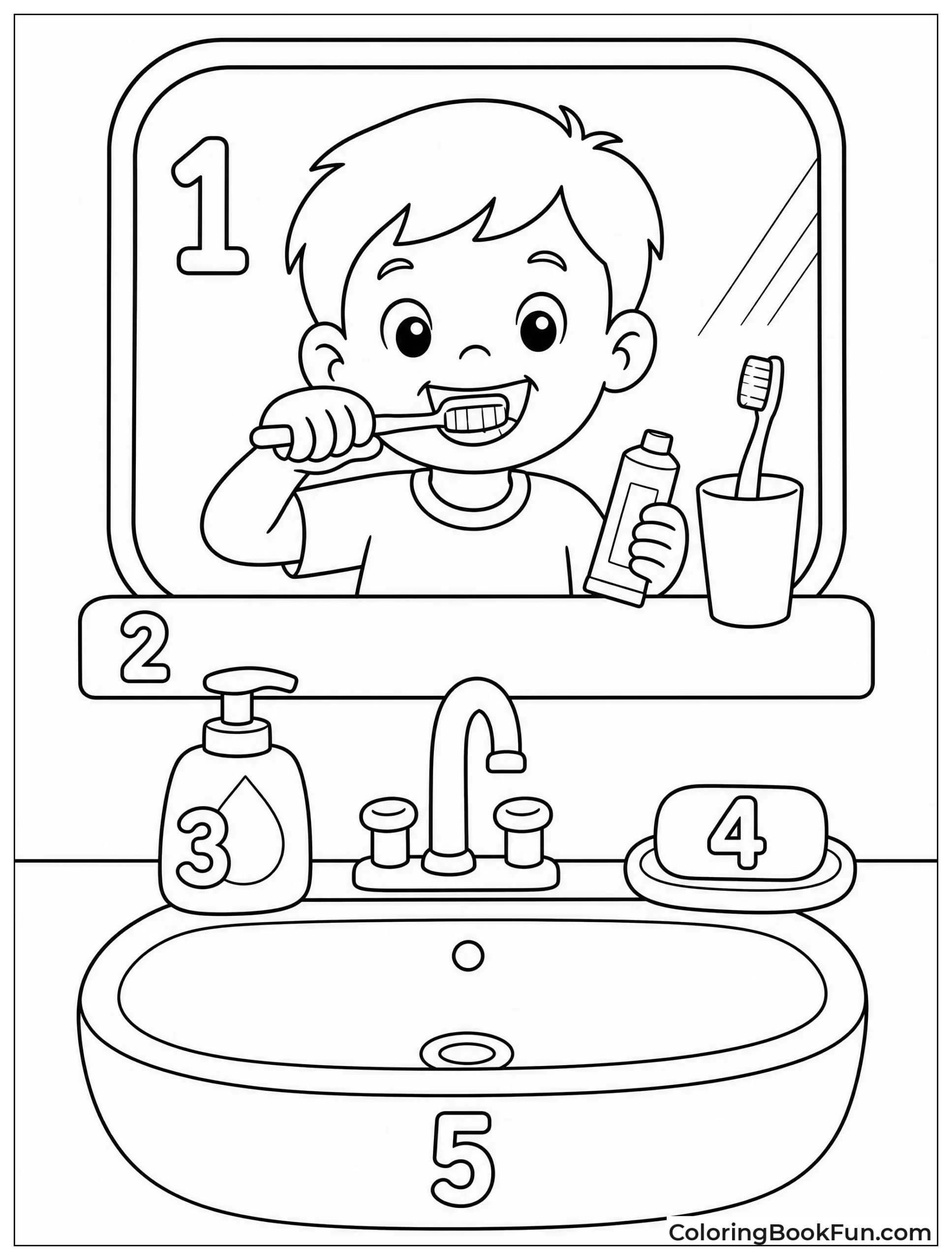 Sink Color by Number