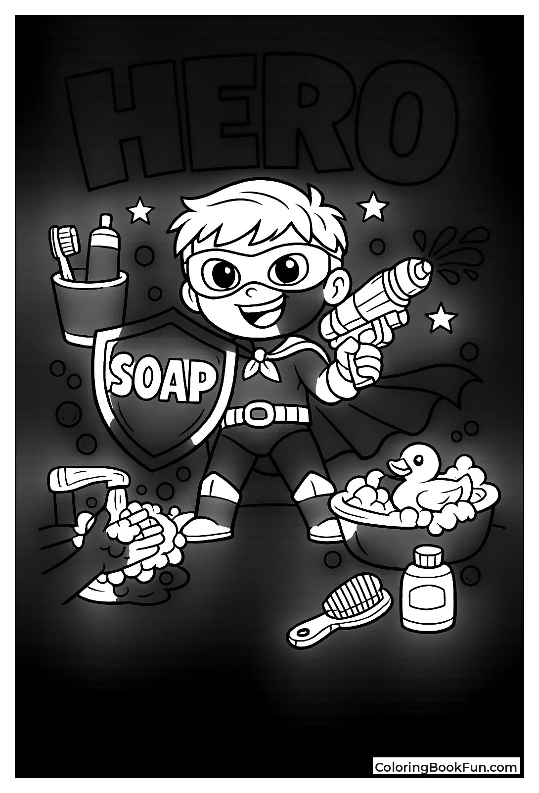 Superhero Fights Germs