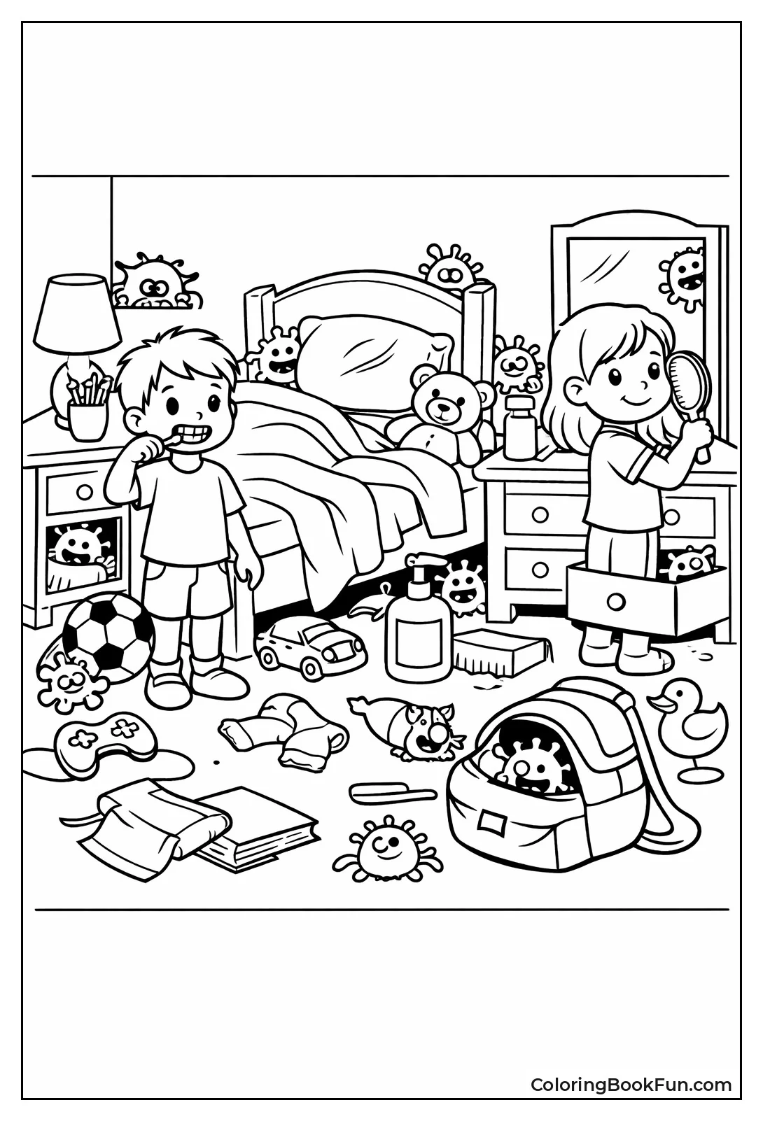 Find Hidden Germ Monsters