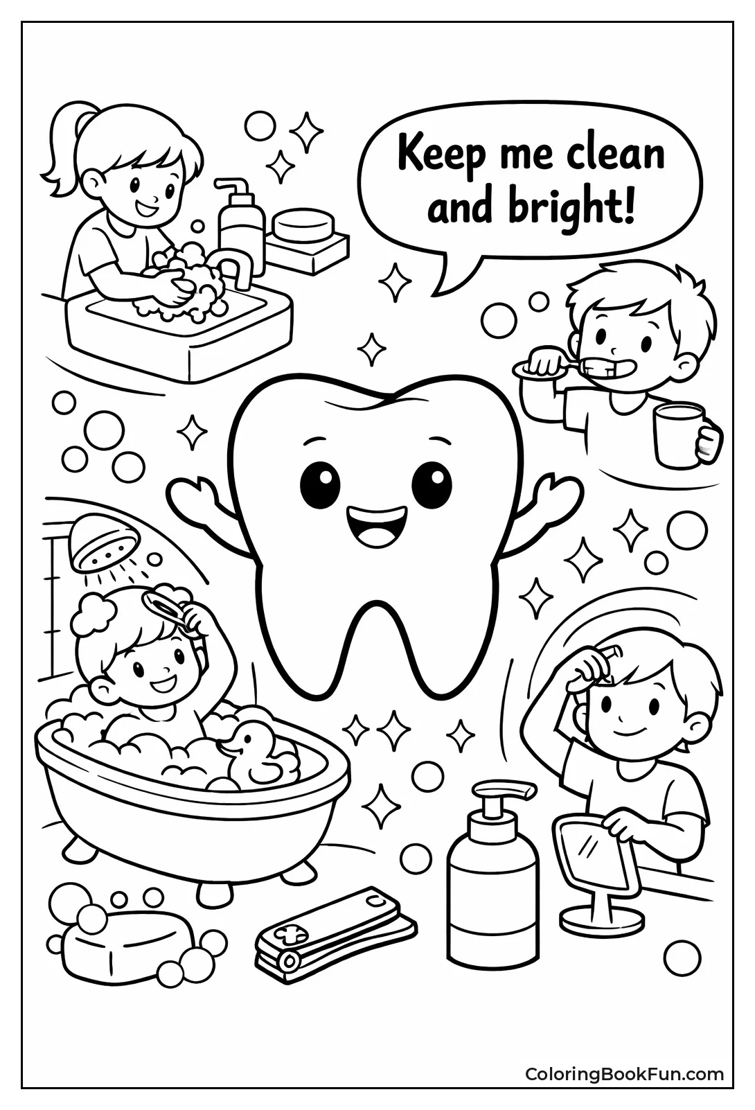 Talking Tooth Says Stay Clean