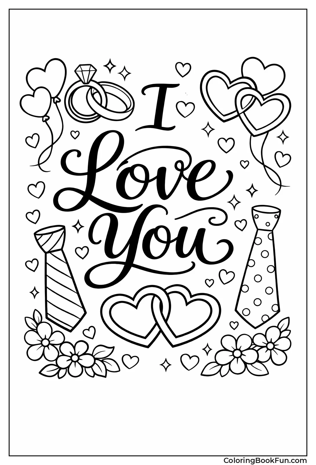 Rings Entwine with Eternal Love