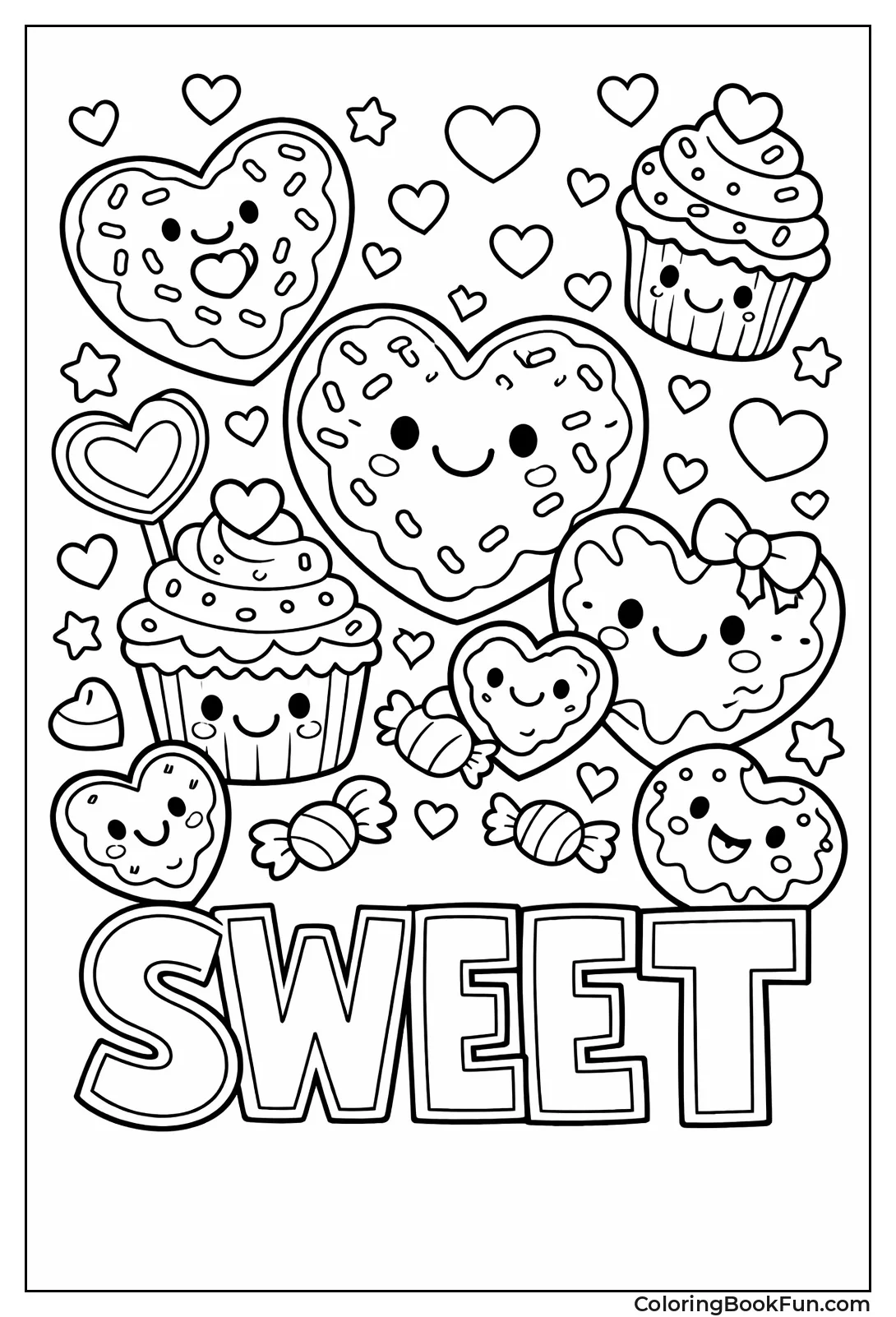 Cute Treats with Happy Faces