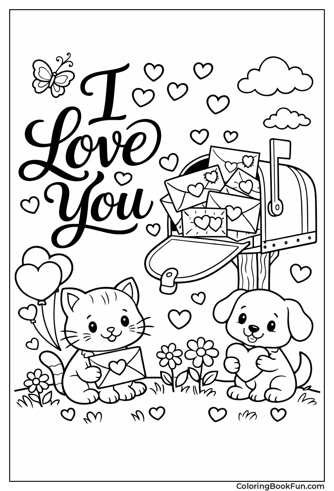 Mailbox Overflows with Love Cards