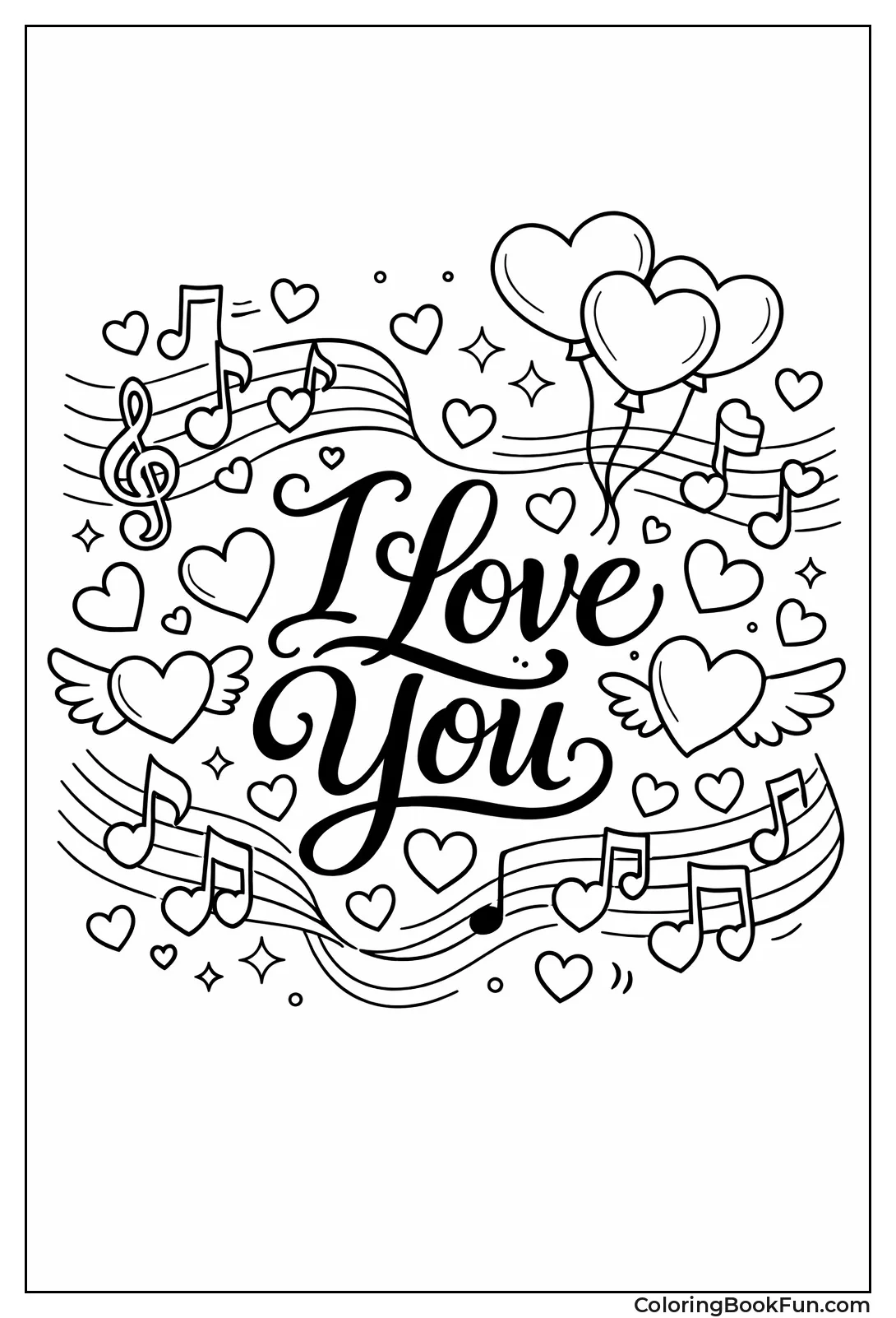 Music Notes Turn into Hearts