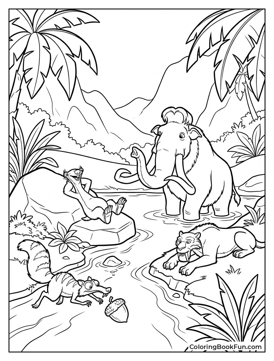 Animals Relax in Crystals