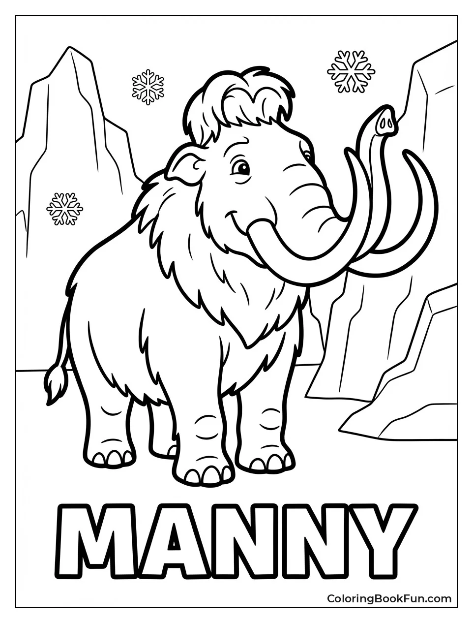 Proud Mammoth Manny Stands Tall