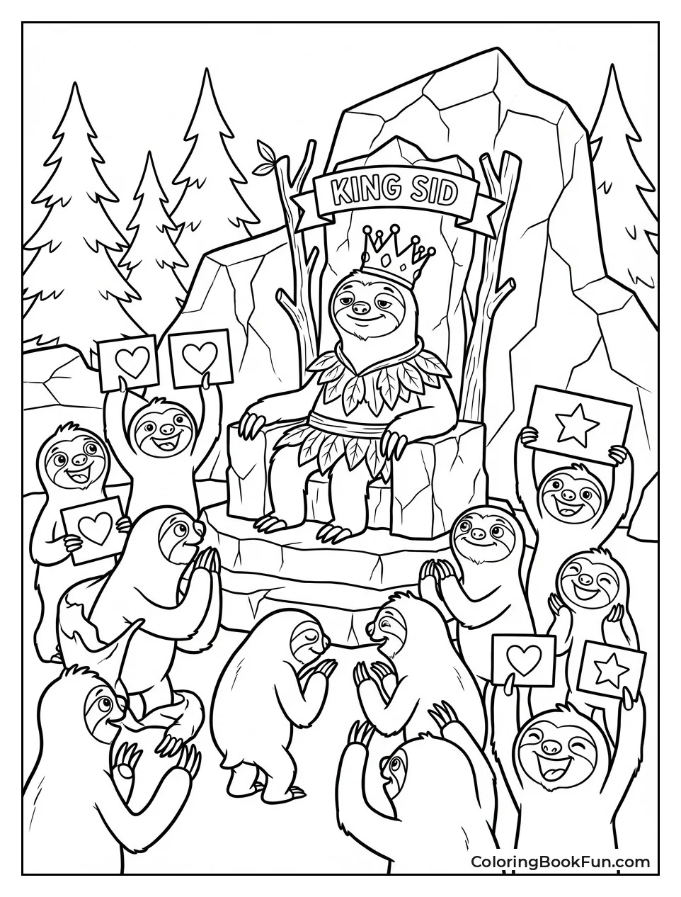 Mini Sloths Worship King