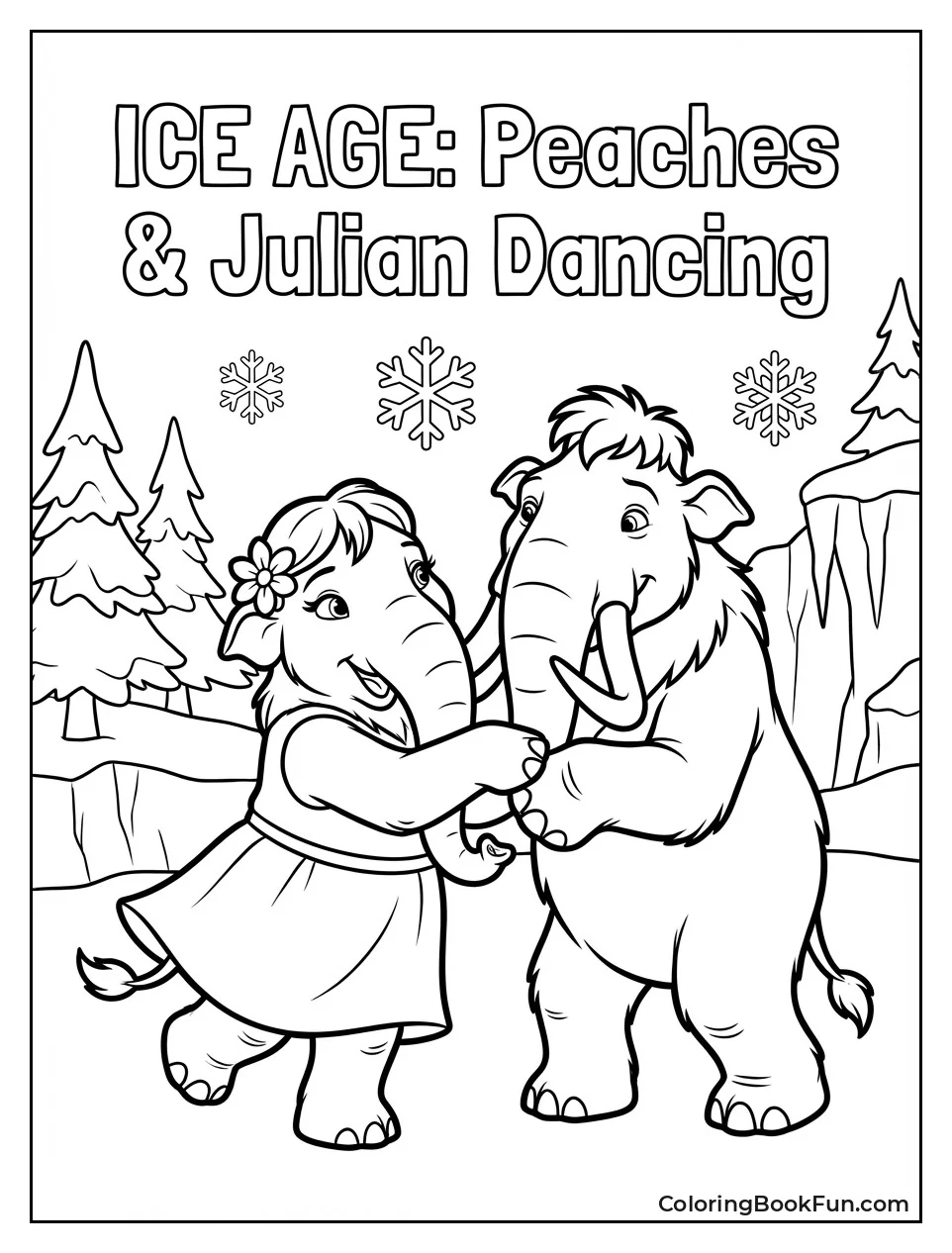 Peaches Dances with Julian