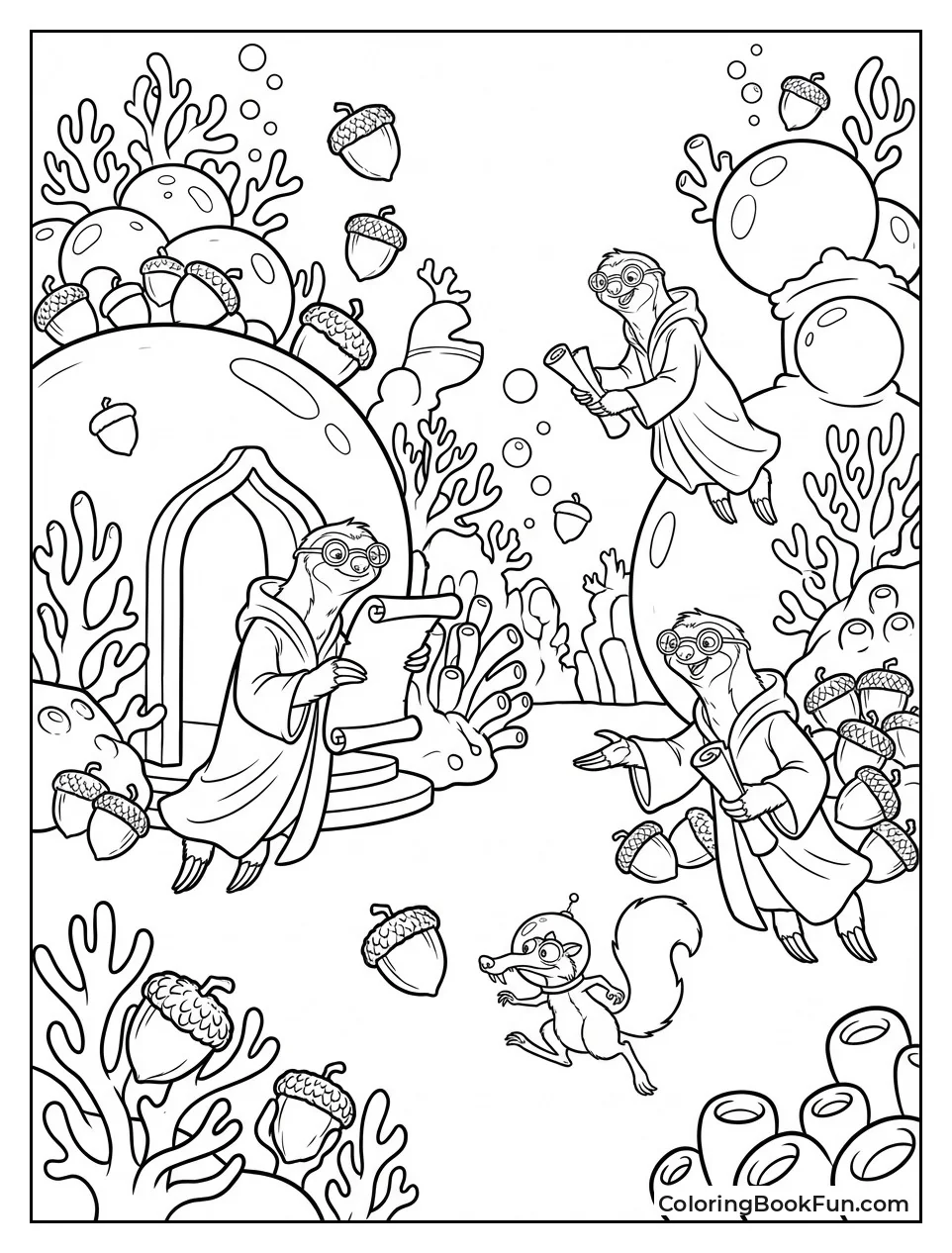 Scrat Finds Acorn City