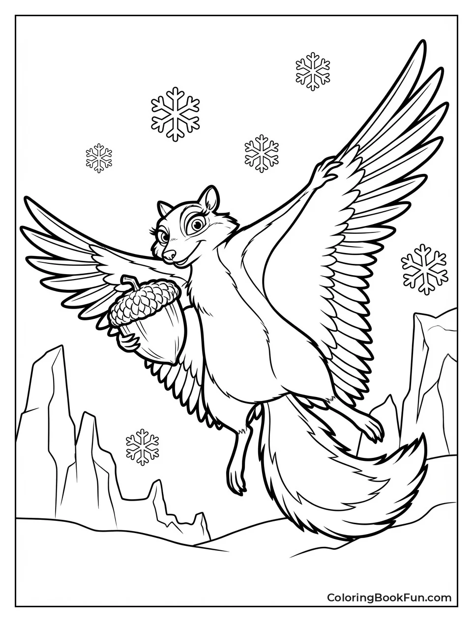 Scratte Glides with Wings