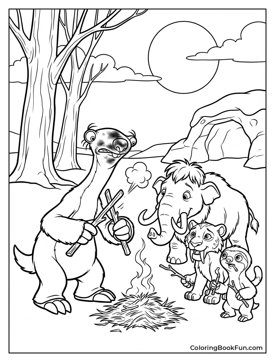 Sid Teaches Fire Starting