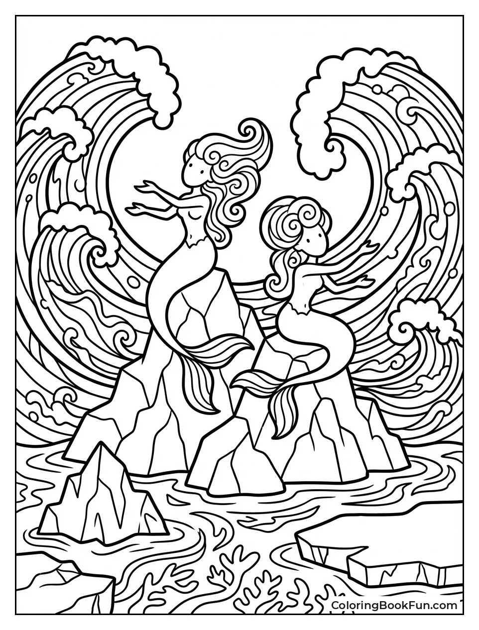 Sirens Lure on Rocks